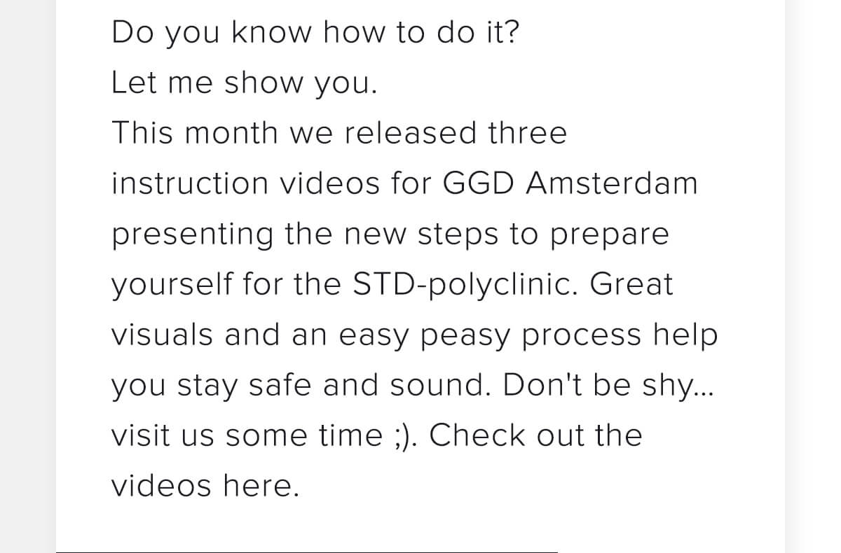 GGD - Videos