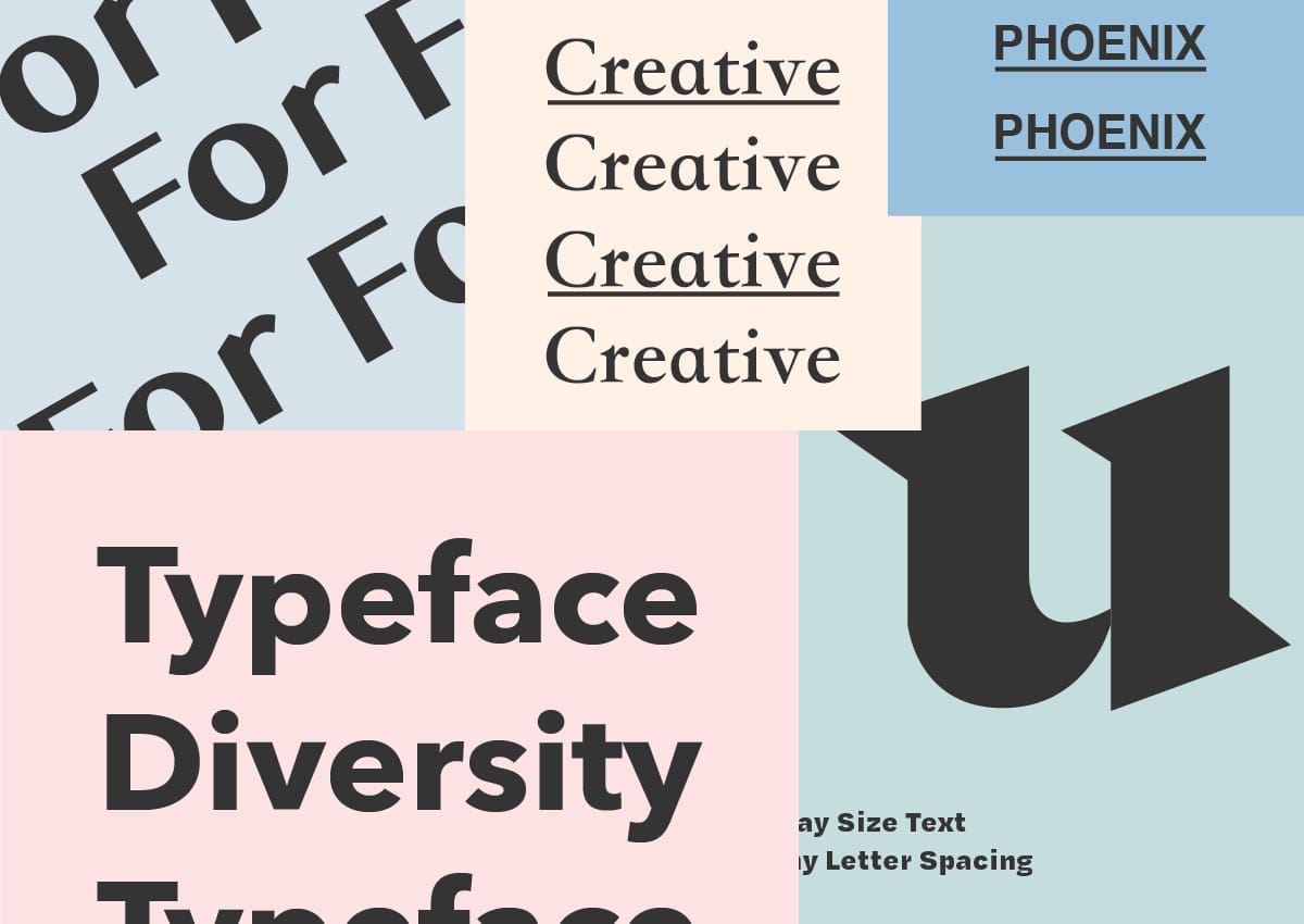 Typeface Diversity